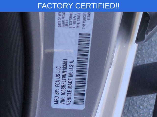 2022 RAM 1500 Rebel Crew Cab 4x4 5'7' Box