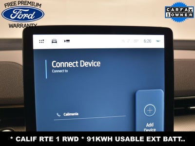 2022 Ford Mustang Mach-E California Route 1