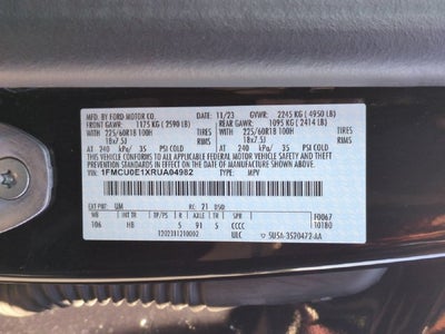 2024 Ford Escape Plug-In Hybrid Base