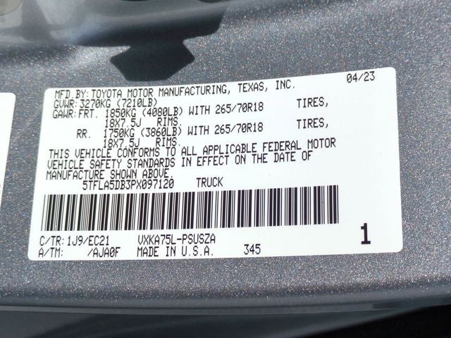 2023 Toyota Tundra SR5