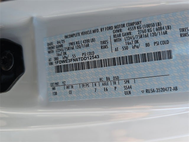 2026 Ford E-350SD Base Cutaway