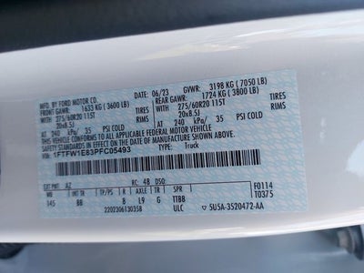 2023 Ford F-150 Platinum