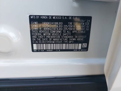 2025 Honda HR-V Sport