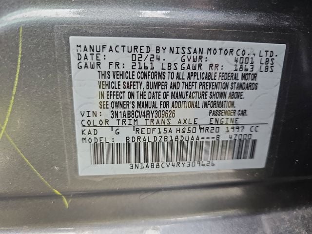 2024 Nissan Sentra SV