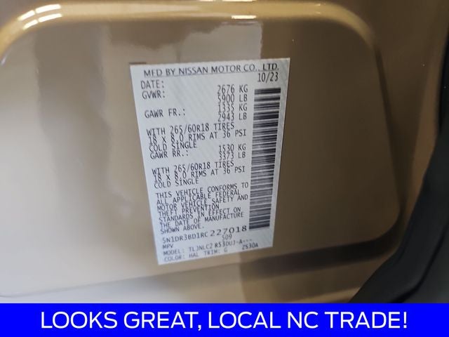 2024 Nissan Pathfinder Rock Creek