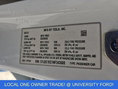 2022 Tesla Model 3 Performance