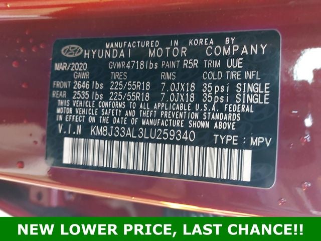 2020 Hyundai Tucson Limited