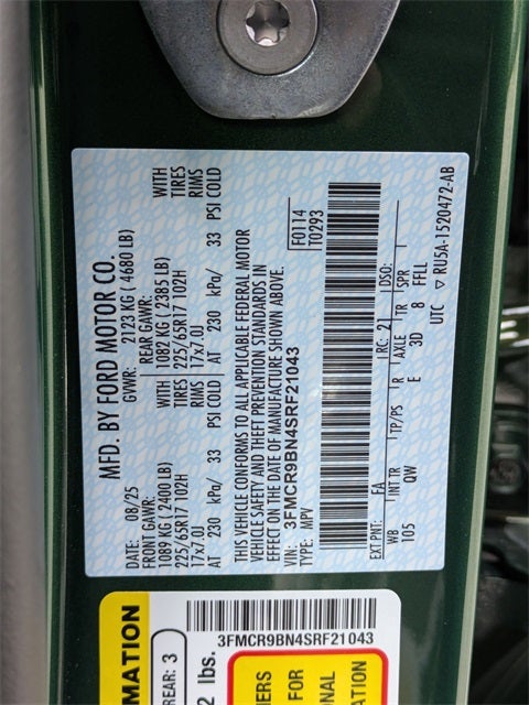 2025 Ford Bronco Sport Big Bend