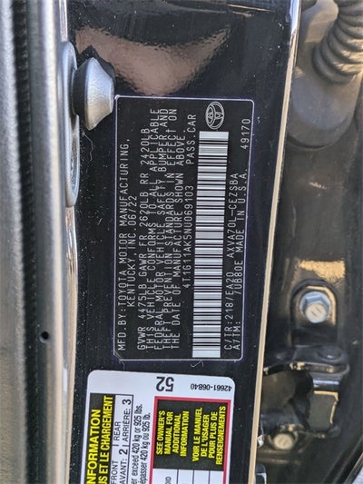 2022 Toyota Camry SE