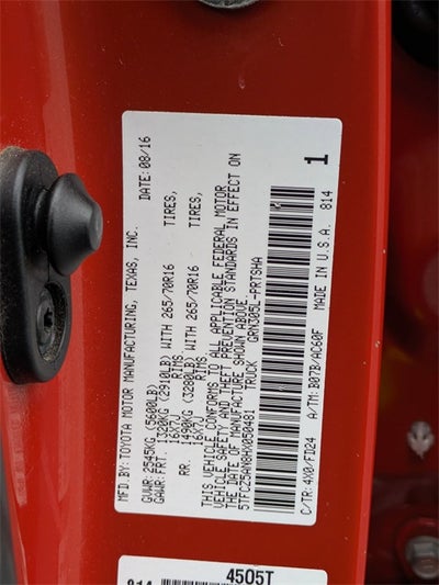 2017 Toyota Tacoma TRD Pro