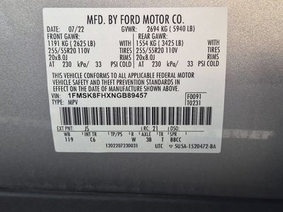2022 Ford Explorer Limited