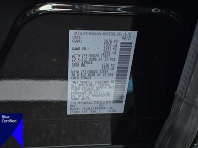 2025 Nissan Pathfinder Platinum