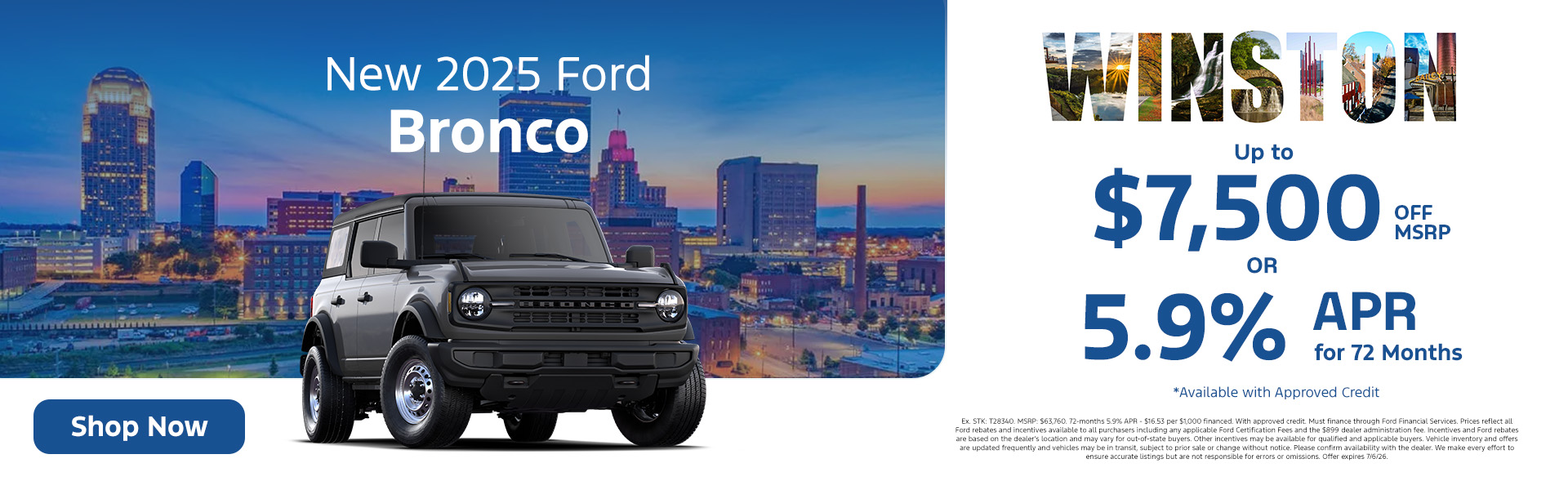 2025 Bronco Deals