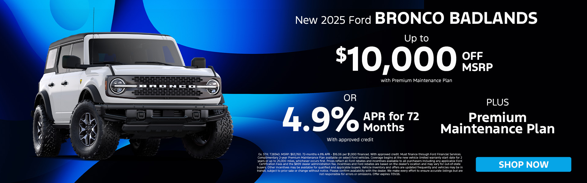 Ford Bronco Offers