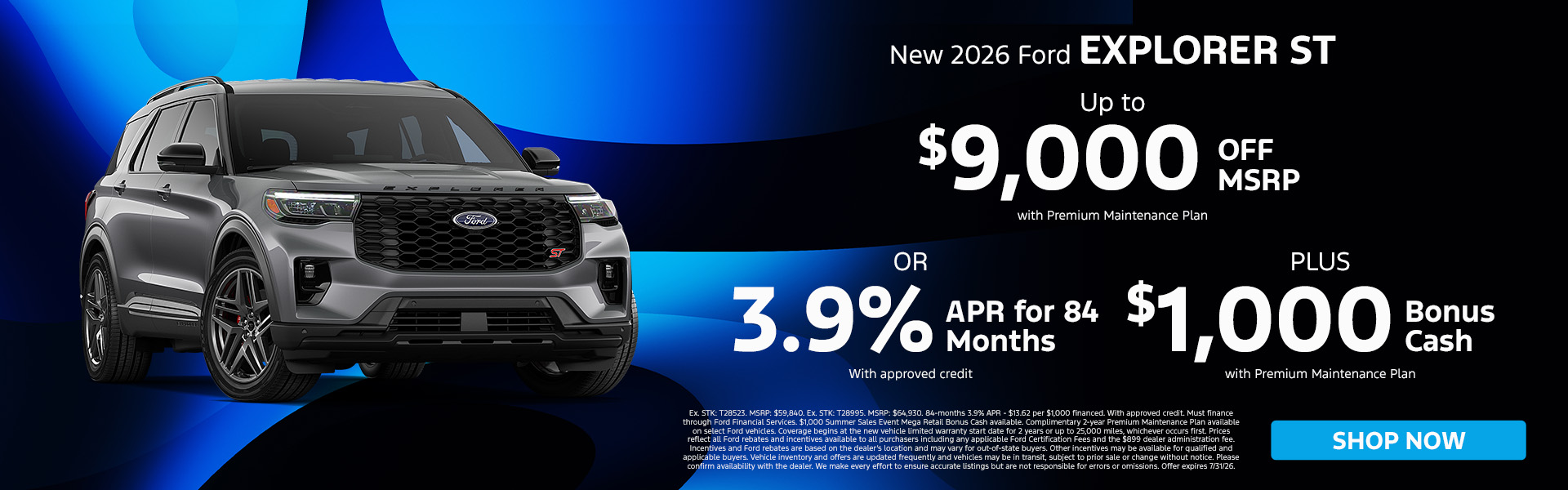 Ford Explorer Offers