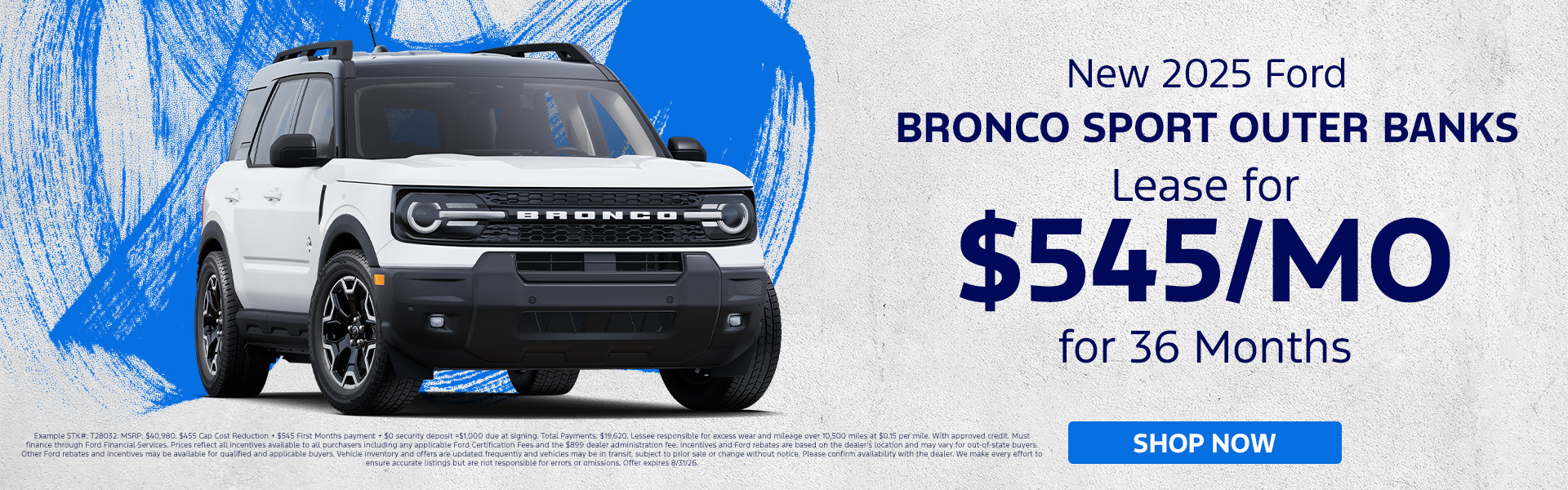 Bronco Sport Lease Offer