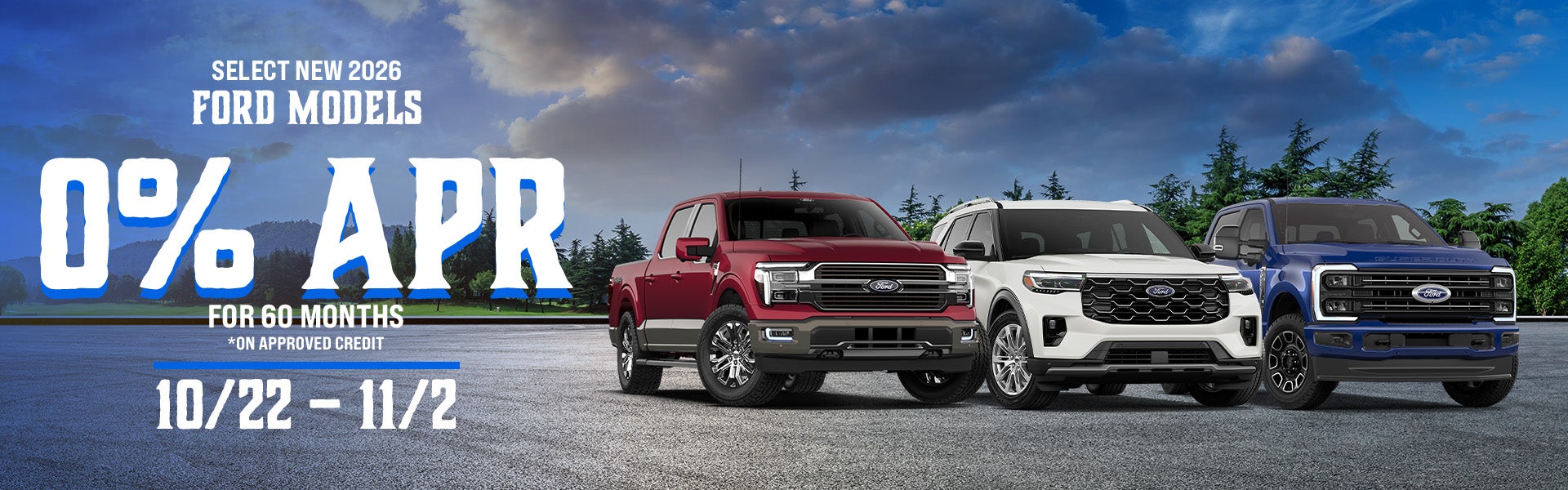 Select New 2026 Ford Models