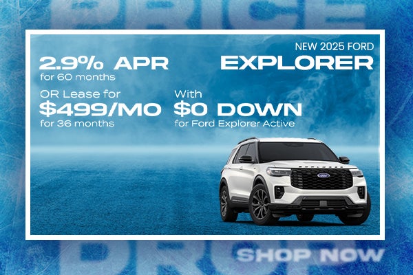 New 2025 Ford Explorer